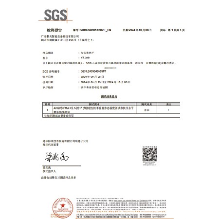 SGS测试报告